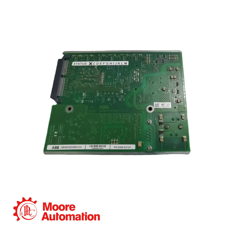 ABB 3BHE025335R1121 PDD205 A1121 Control board