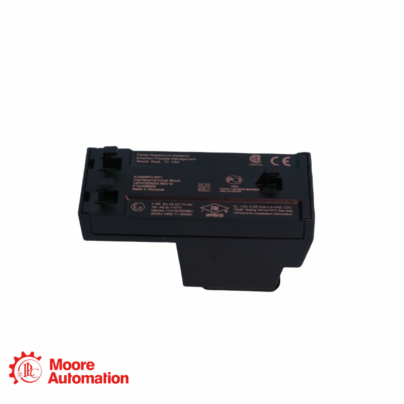 Emerson KJ4006X1-BF1 12P4728X052 Redundant AI 8-Channel Terminal Block