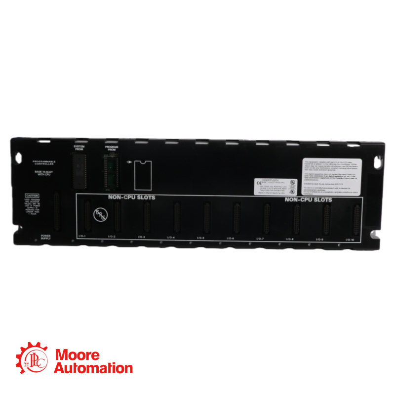 General Electric IC693CPU323 10-Slot Base With Turbo CPU in Base