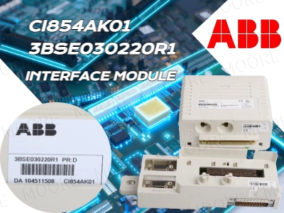 ABB CI854AK01 3BSE030220R1 PROFIBUS-DP/V1 Interface Strengthens Legacy System Connectivity in Global Industrial Automation