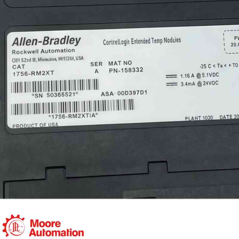 PLC 1756-RM2XT CL Redundancy Module