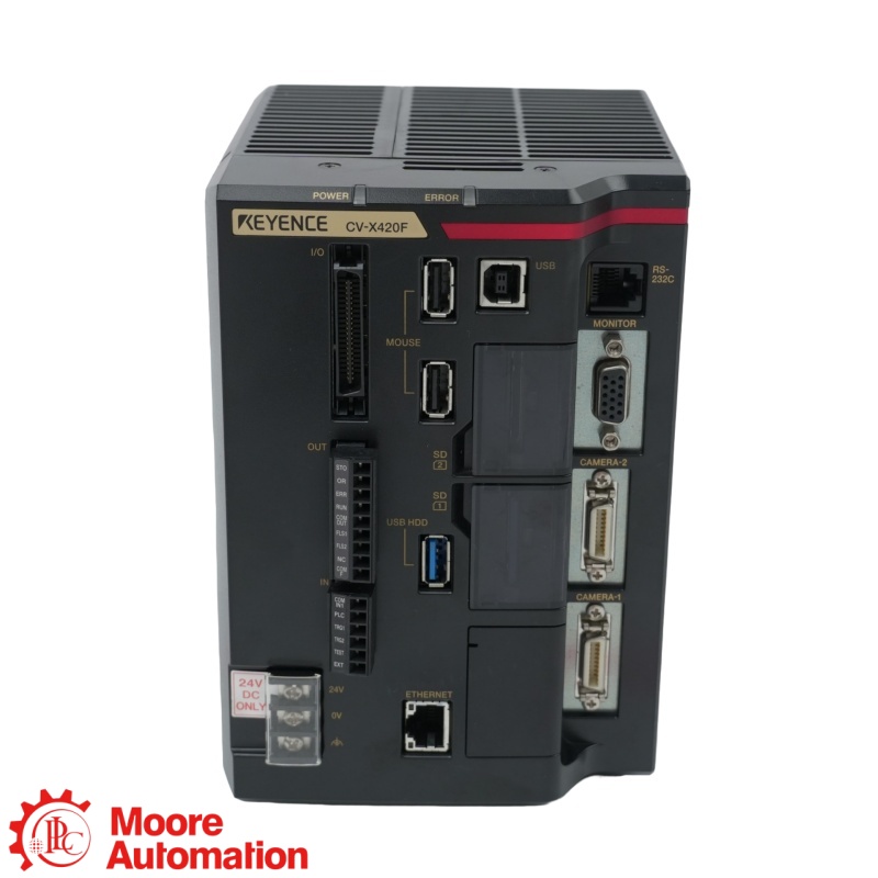KEYENCE CV-X420F CV-X Series 2 Megapixel Camera-Supporting Vision Controller