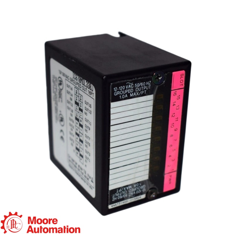 GE Fanuc IC670MDL330 12–120 VAC 16-Point Output Module