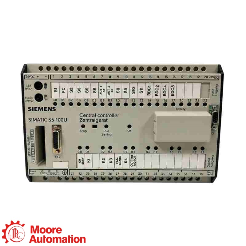 Siemens 6ES5101-8UA13 SIMATIC S5 Legacy Controller Reference