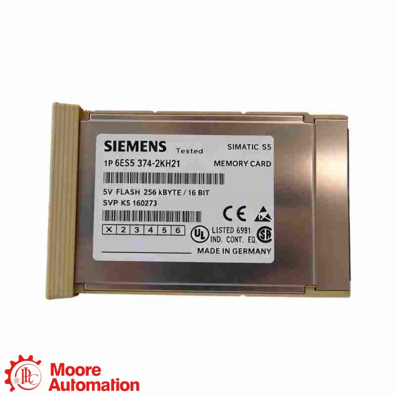 Siemens 6ES5 374-2KH21 SIMATIC S5 Long-Design 256 KB Flash EPROM Memory Card