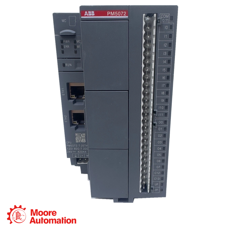ABB PM5072-T-2ETHW 1SAP124400R0173 AC500-eCo V3 Processor Module